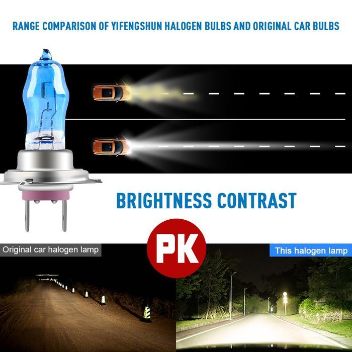 2Pcs LED Lampu LED Putih H4 Puith untuk Headlight / Mobil Lampu Universal Putih 12V 100W Lampu Depan
