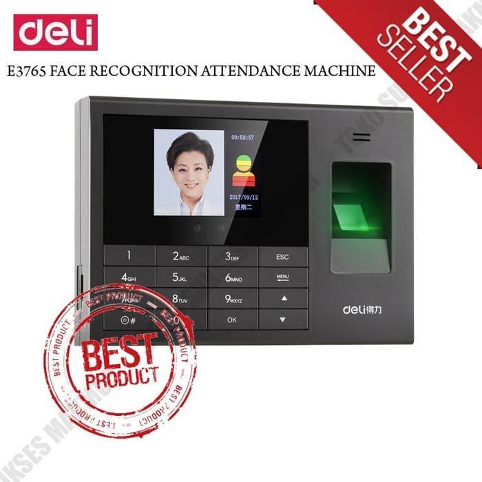 Mesin Absensi Sidik Jari Deli E3765 - Finger Print Deli Sensor Wajah
