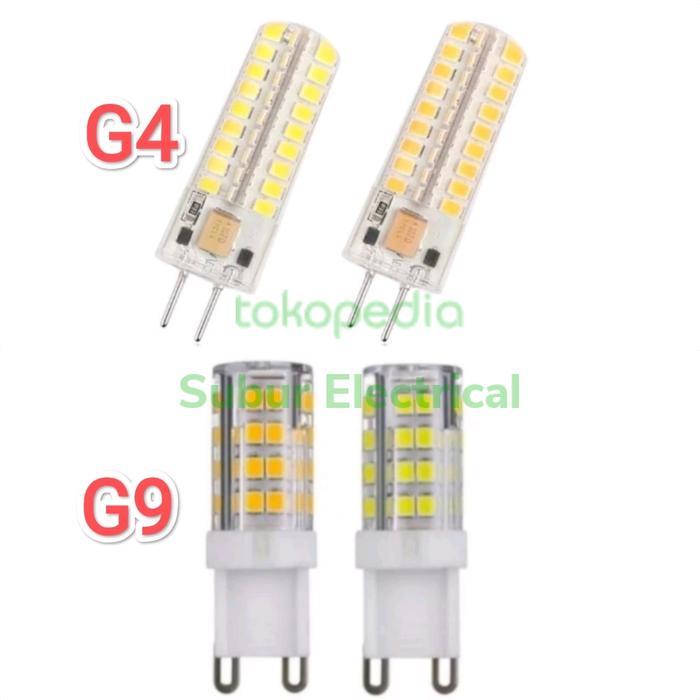 Sale Lampu Halogen Kacang Led G4/G9 5W 220V Halogen Kacang Tusuk Led Jagung