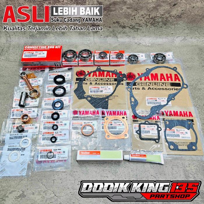 Paket Turun Mesin F1Zr Fizr Original Yamaha Genuine Part Stang Seher - Seal Mesin Set - Paking Mesin