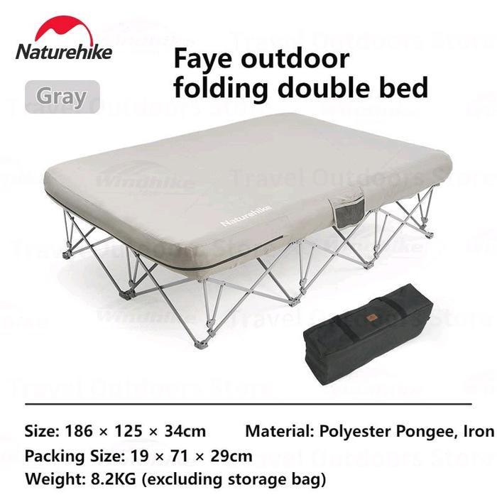 TEMPAT TIDUR LIPAT DOUBLE / FOLDABLE / DIPAN NATUREHIKE CNH22JU021