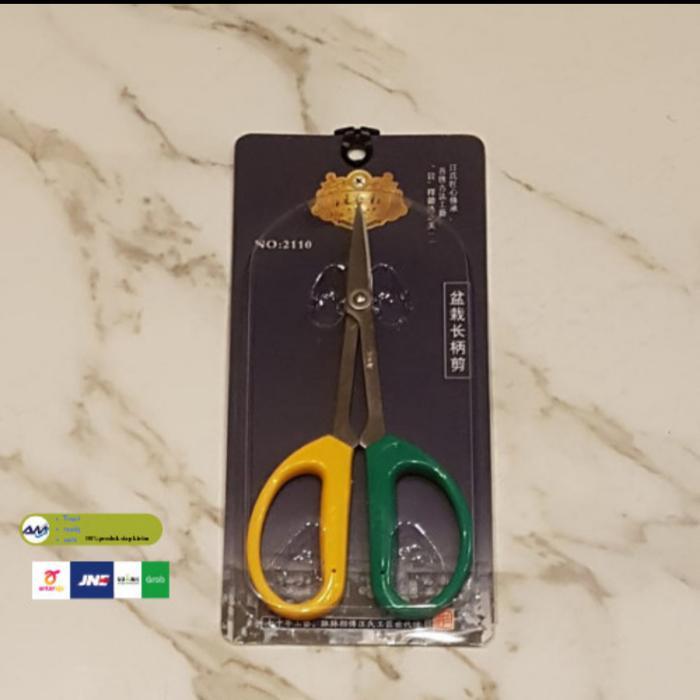 Gunting Prunning Bonsai Ranting 2110 Gunting Hijau Kuning