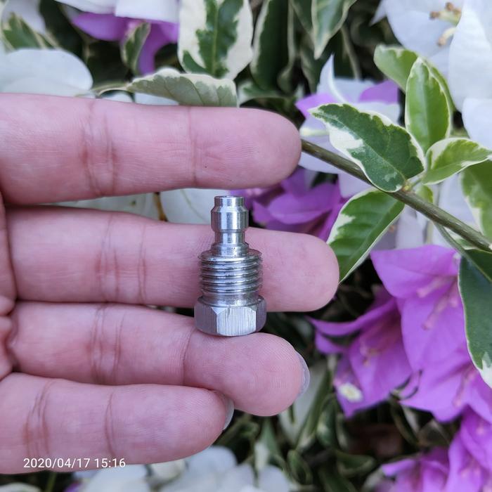 2zxv- Kupler Jantan Mini Stainless - Tanpa Tutup , Kopler, Micro , Pompa Pcp