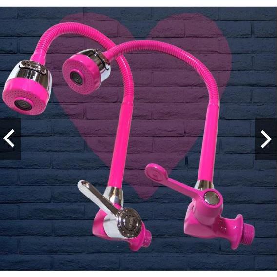 kran Cuci Piring Warna Pink Variasi Handel Drad 1/2"