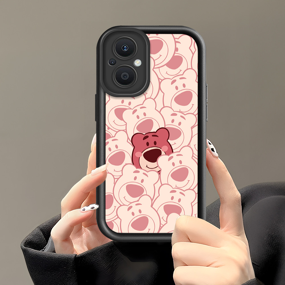 Softcase Fashion Phone Case For OPPO Reno 7Z 8Z 5G Soft Anime Kartun Beruang Lucu Motif Casing Ponse