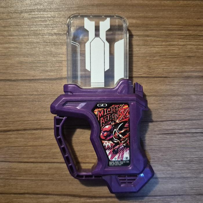 DX Proto Mighty Action X Gashat Kamen Rider Genm Genmu Ex-Aid Ex Aid Original Bandai