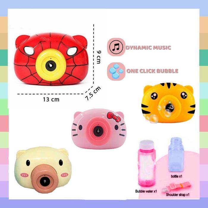 TERMURAH ( BISA COD )Kamera Bubble / Bubble Camera Karakter/ Gelembung Camera 1144