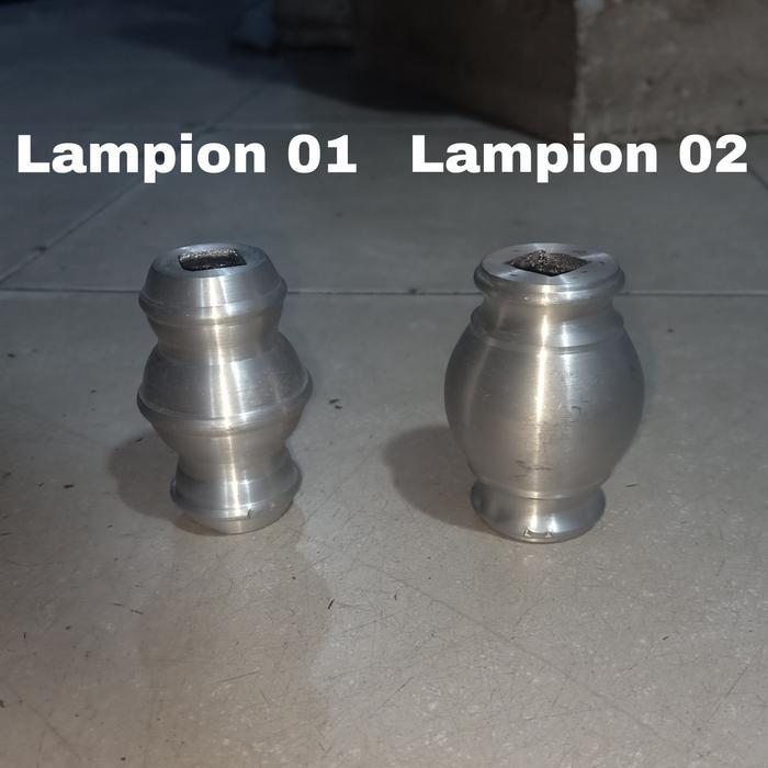 Ornamen Pagar Besi Lampion Baru Bubut Nako 16