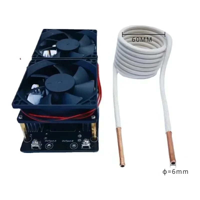 1 Set 2000W 50A Zvs Low-Voltage Induction Heating Board Power Ule Flyback Drr Heater Tesla Coil