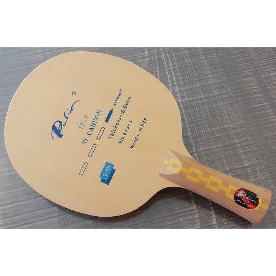 DISKON KAYU BET TENIS MEJA PALIO TC 7 TITANIUM CARBON GINAL READY STOCK