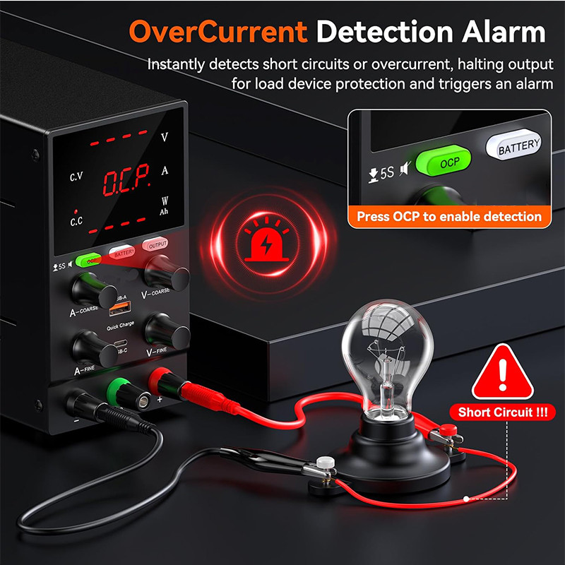 Nice-Power Battery Charging Adjustable Dc Power Supply 30V 5A 10A Ocp Output Preset Current