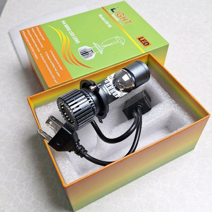 Paling Berkualitas Lampu Utama Motor Mobil Soket H4 Kipas Projector Mini Cahaya Biled Super Terang /