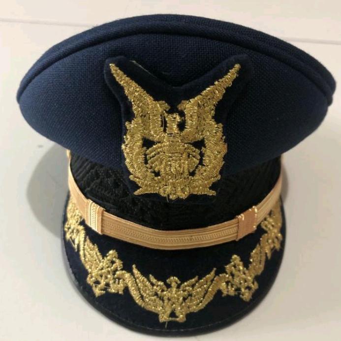 miniatur topi pet TNI AU miniatur topi pet angkatan udara