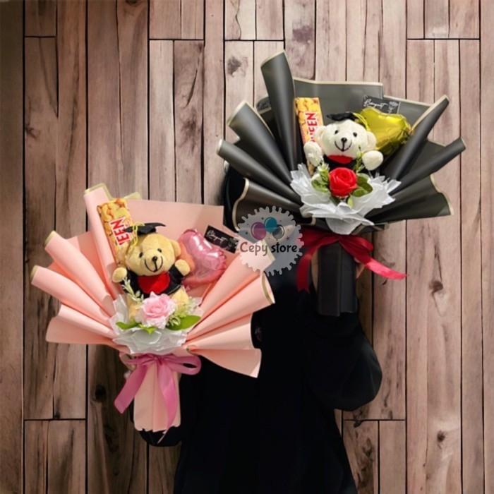 '+'+'+'+] Buket Boneka Wisuda / Buket Boneka Coklat Silverqueen