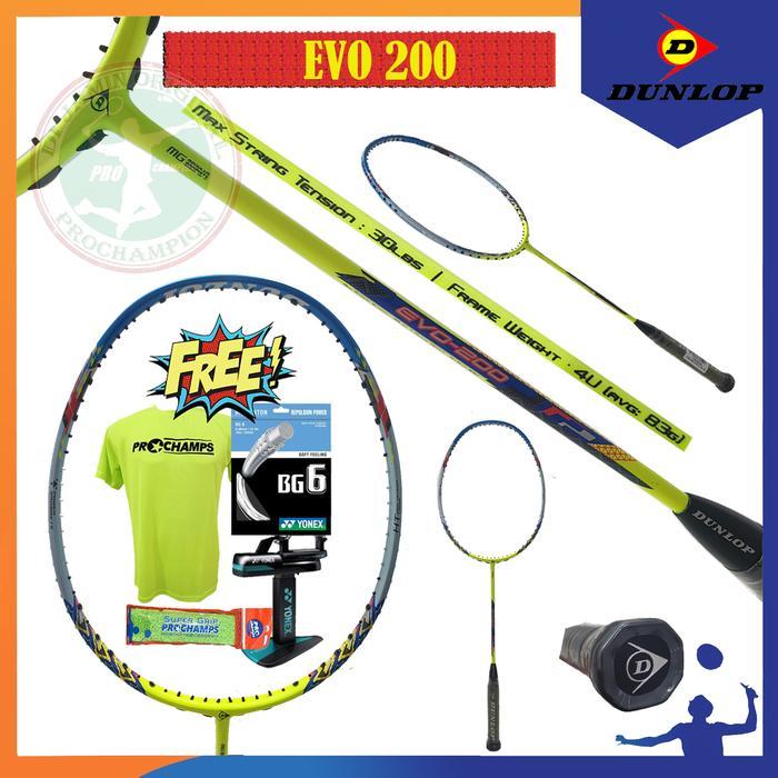 DUNLOP EVO 200 / EVO200 RAKET BADMINTON ORIGINAL