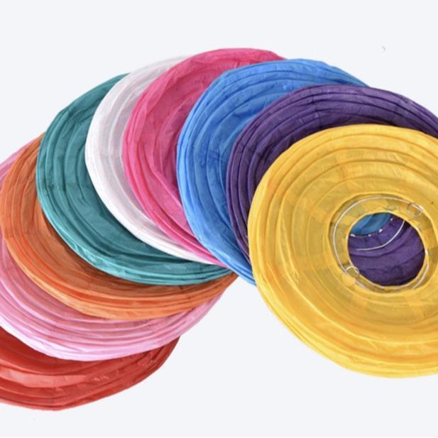 Lampion Kain Polos Lampion Kain Warna Warni Merah Putih Lampu