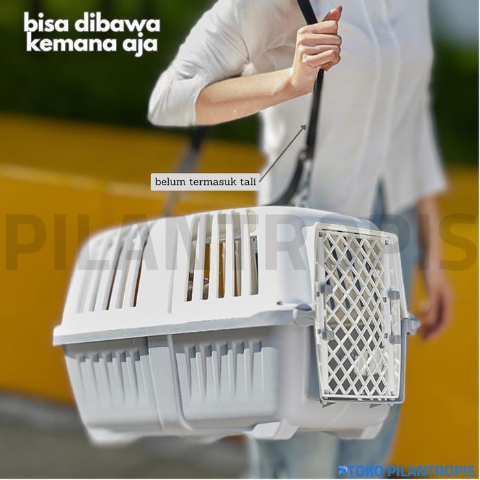 GOLDENIM- Pet Cargo Kucing Jumbo Xl Pet Kargo Kucing Box Travel Carrier Kucing