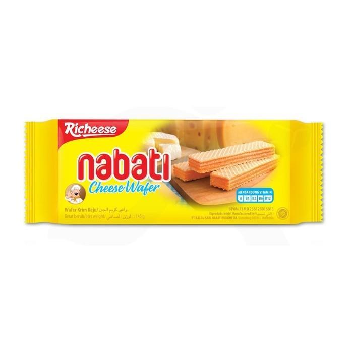 Kualitas terbaik] Nabati Richeese Wafer Keju / Biskuit Wafer Keju 122 Gr