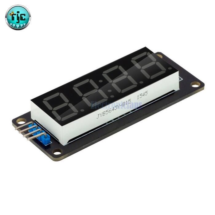 trialpeck- Module Seven Segment 4-Digit 0.56" Tm1637 Led 7-Segment Display Rgbyw