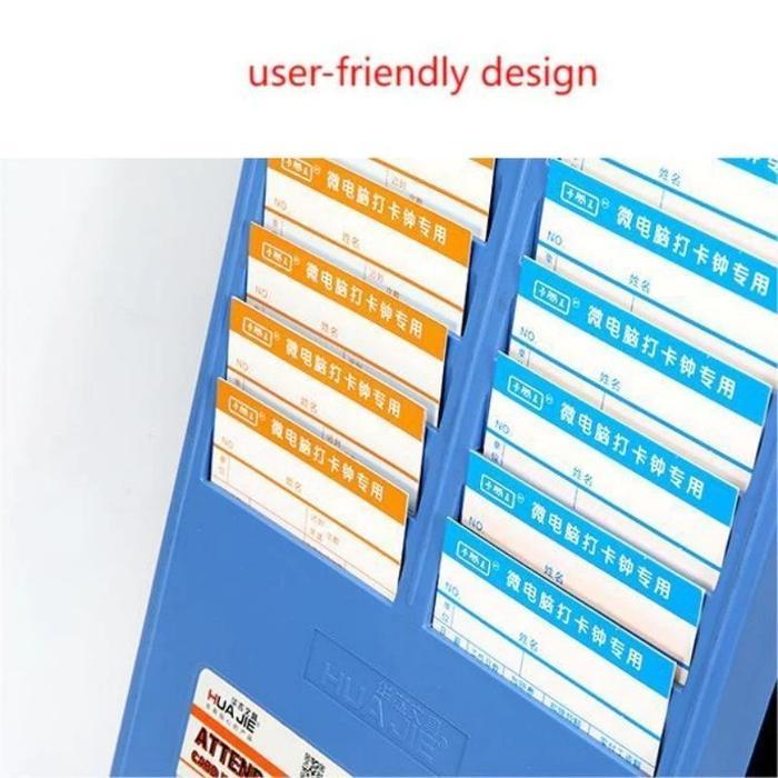 24/50 TEMPAT RAK ABSENSI KARTU RAK KARTU ABSEN ABSEN KARYAWAN RAK KARTU TEMPAT KARTU