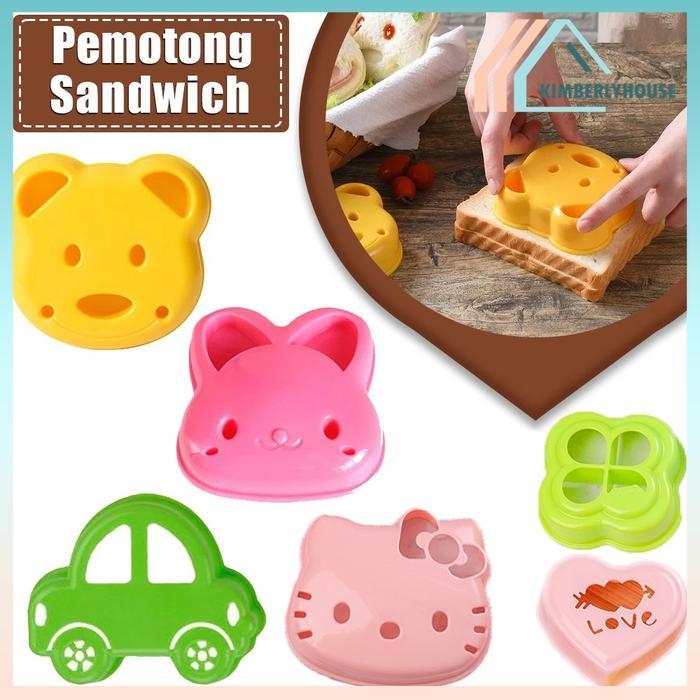 Warna Warni Bento Rice Mold Cetakan Roti Nasi Karakter Kitchenware Kuning