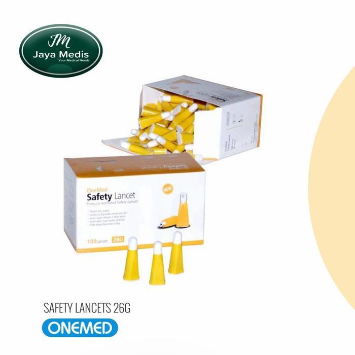 SAFETY LANCET - BLOOD LANCET - ONEMED - 26 G