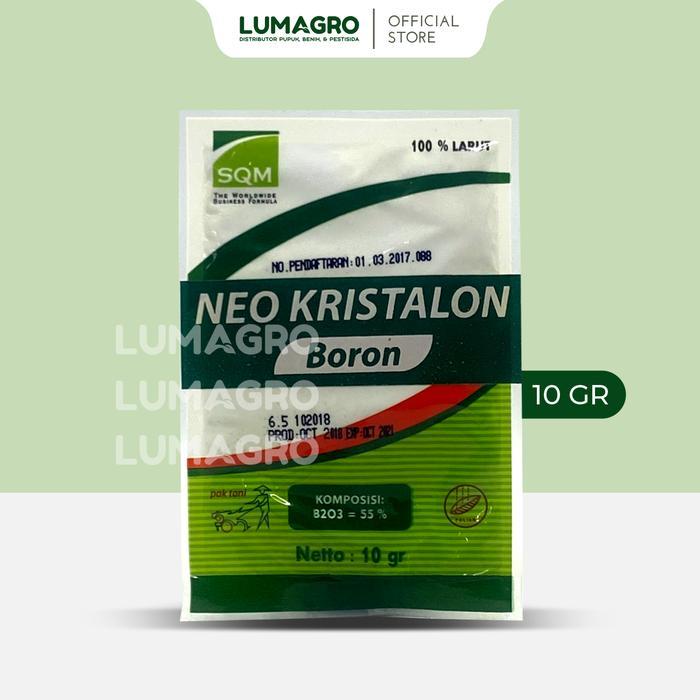 Pupuk Neo Kristalon Boron 10gr Nutrisi Mempercepat Proses Pembentukan Bunga Dan Buah NeoKristalon