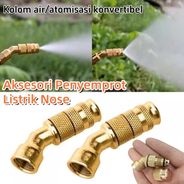 Aksesori Penyemprot Listrik Nosel Atomisasi Tembaga Nosel Penyemprot Pertanian Kepala Yang Dapat