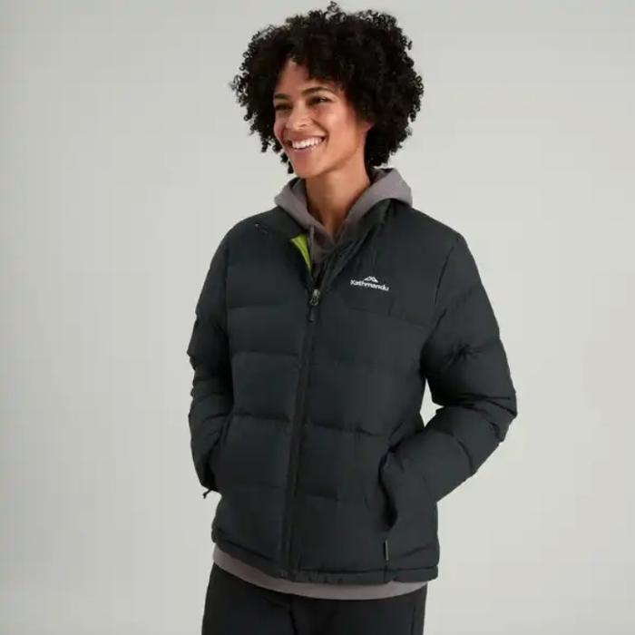 KATHMANDU EPIQ DOWN PUFFER 600 WOMEN'S JACKET - BLACK