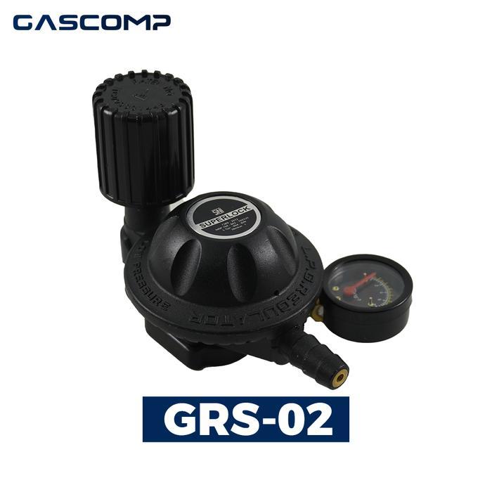 neys- Gascomp Regulator Meter Superlock Putar (Grs-02) Regulator Gas Superlock Regulator Gas