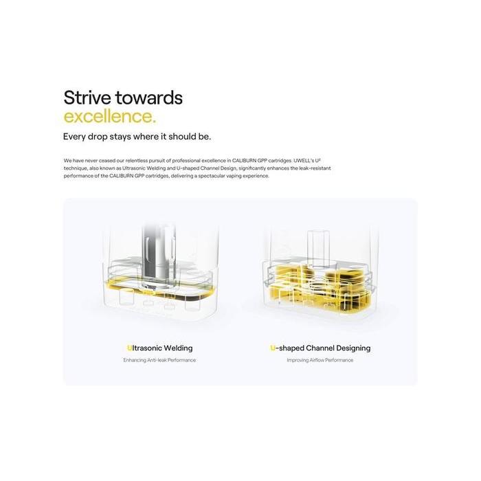 UWELL CALIBURN G4 POD KIT 35W 1300MAH AUTHENTIC 100%