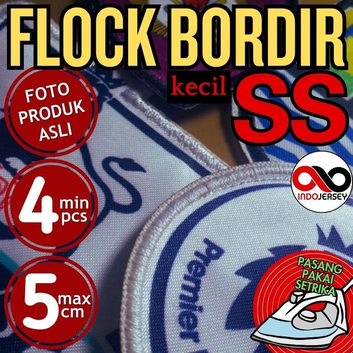 News Patch Emblem Custom Logo FLOCK BORDIR KECIL SS (Alternatif Woven)