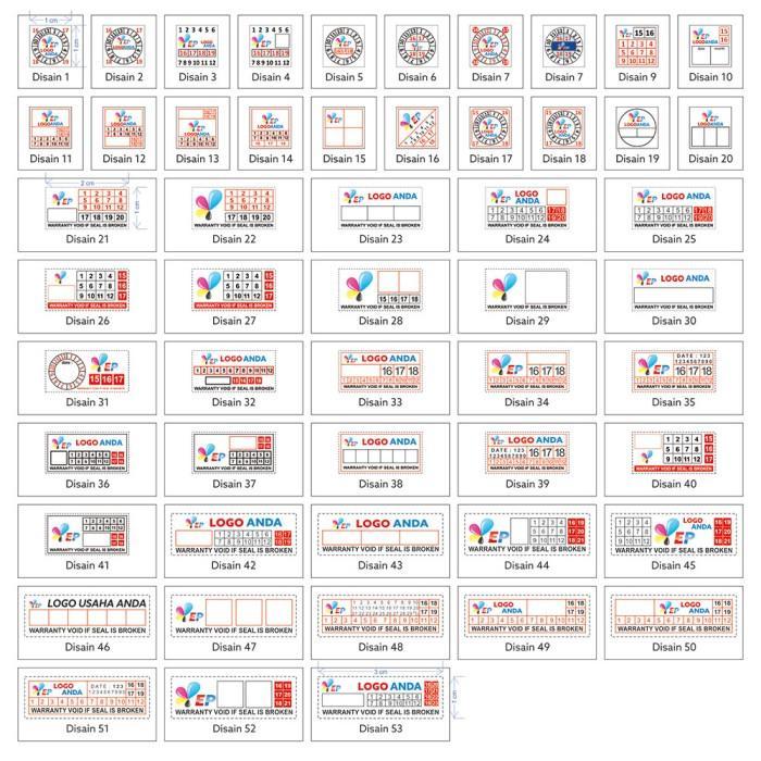 News Stiker Segel Garansi Pecah Telor COSTUM KILAT / Segel Pecah Telur