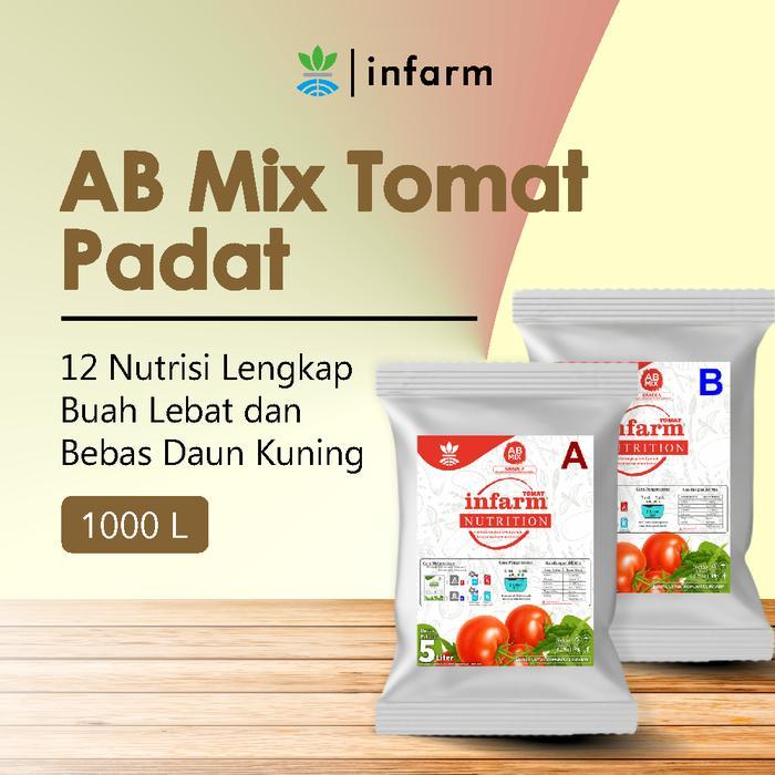 Infarm Nutrisi AB Mix Tomat Pupuk Organik / Hidroponik Untuk TOMAT Nutrisi Ab Mix Tomat Nutrisi