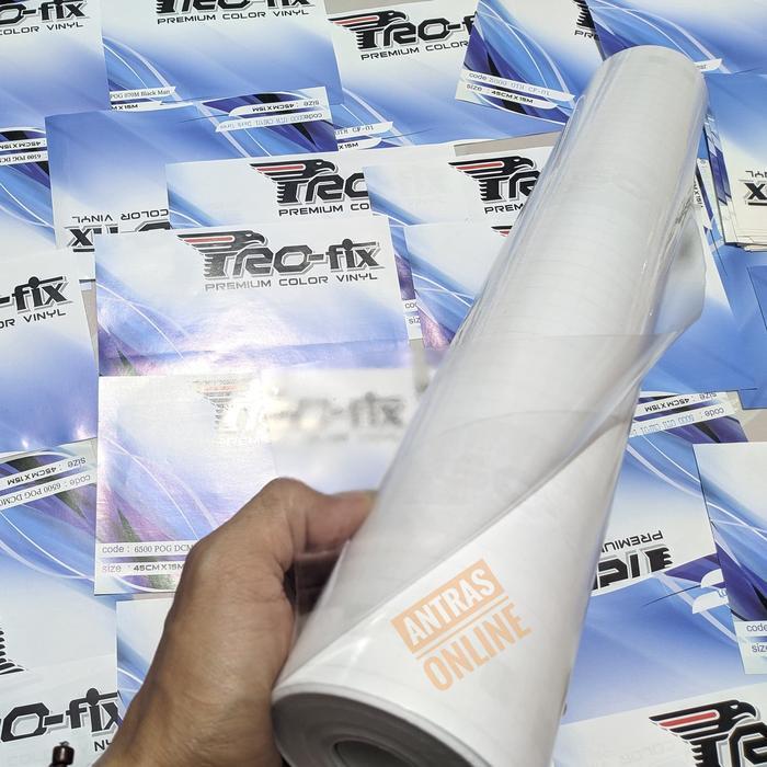 News Stiker Scotlite Putih Transparan Bening Sticker Skotlet Motor