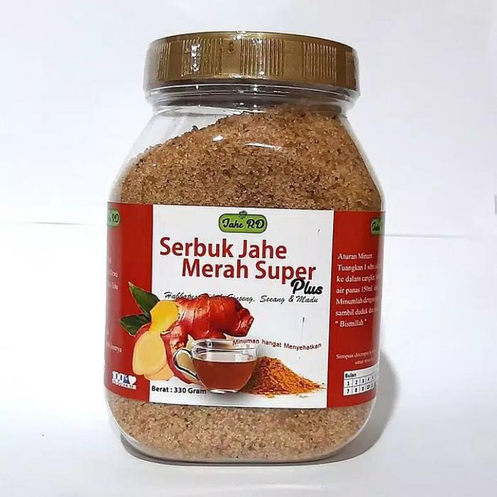 News Jahe Merah RD Serbuk Jahe Merah Super Plus 330gr