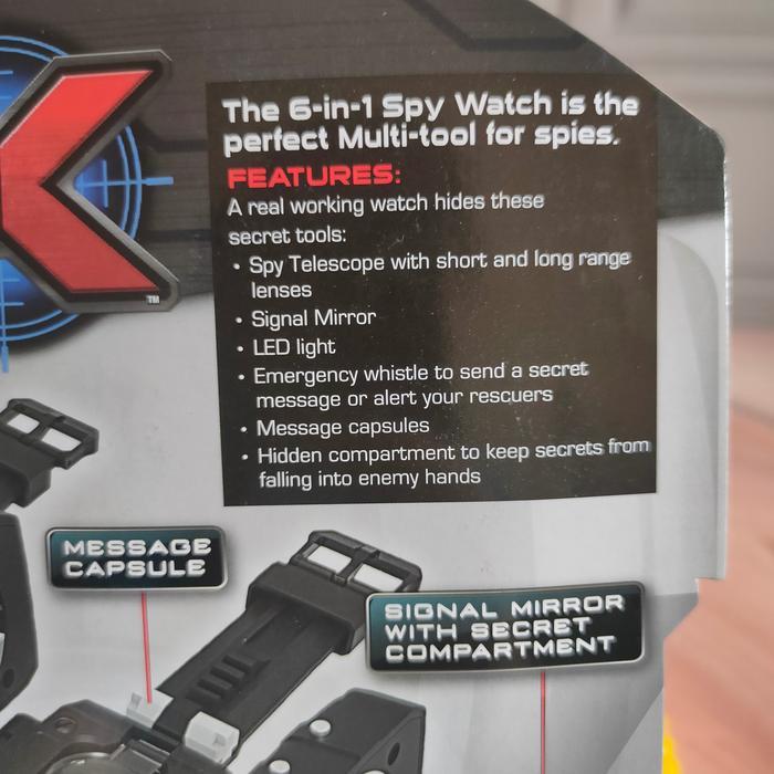 Spy X 6 In 1 Spy Watch Mainan Jam Tangan