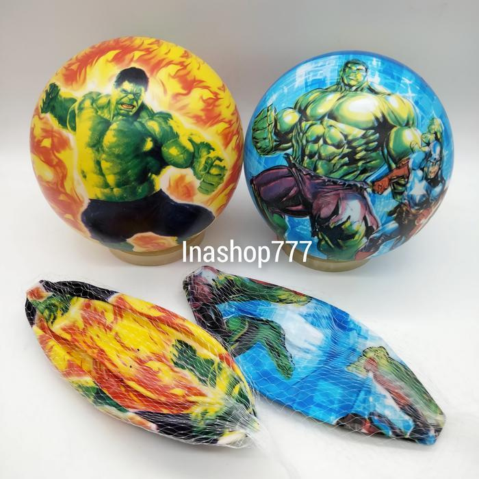 Mainan bola karet (SNI) bola karet karakter HULK