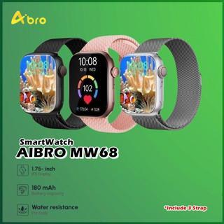Aibro MW68 Smartwatch jam tangan olahraga sport GPS Tracking MW 68 Smart Watch LCD IPS Water