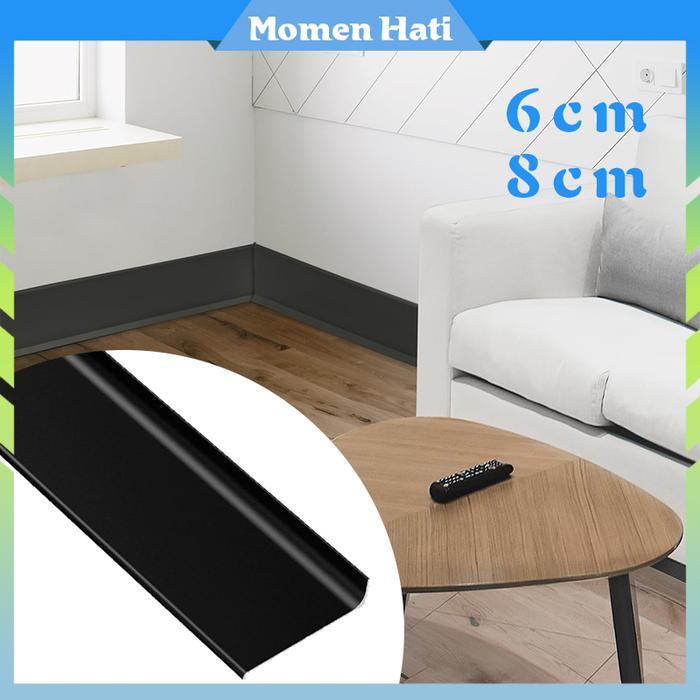 1m Plin Aluminium Plin Skirting Plint Skirting Lis Sudut Dinding