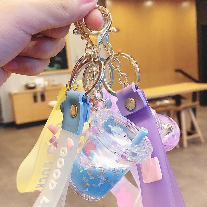Gantungan Kunci Bubble Tea Cup Keychain KS012 Ganci