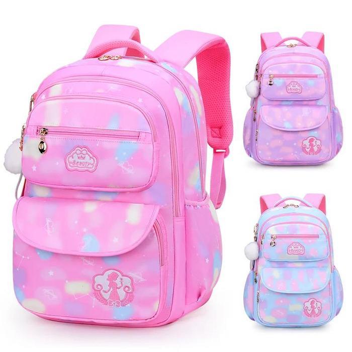 TAS SEKOLAH ANAK PEREMPUAN ANTI AIR TAS RANSEL ANAK TAS PUNGGUNG WANITA