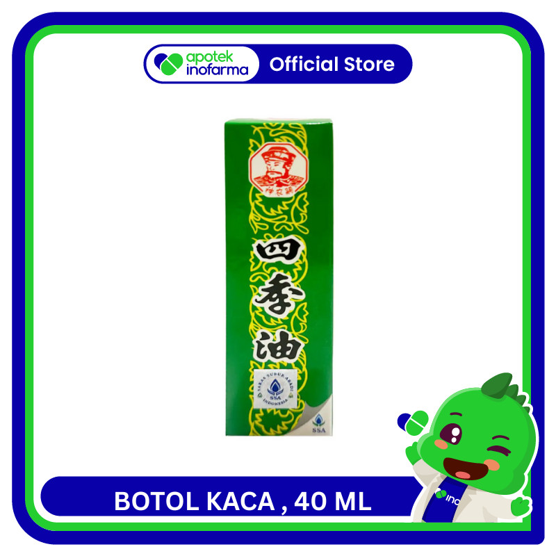 MEDICATED OIL (MINYAK ANGIN 4 MUSIM) Saras Subur Abadi NON RETUR BOTOL KACA 40ML