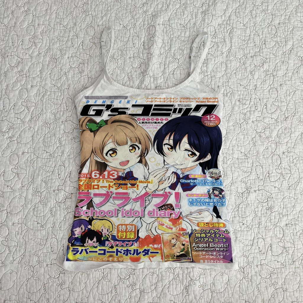 2000S Vintage Slim Crop Top Tank Top Baby Tee Emo Girl Y2K Top Graphic Print Grunge Crop Top