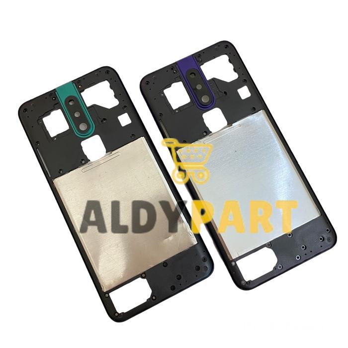 Stok Baru Tulang Frame Cover Belakang Fullset Bezel Oppo F11 Pro Original