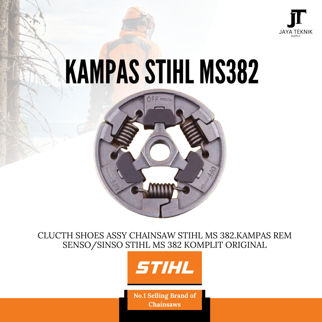 Clucth Shoes Assy Chainsaw Stihl MS 382.Kampas Rem Senso/Sinso Stihl MS 382 Komplit Original