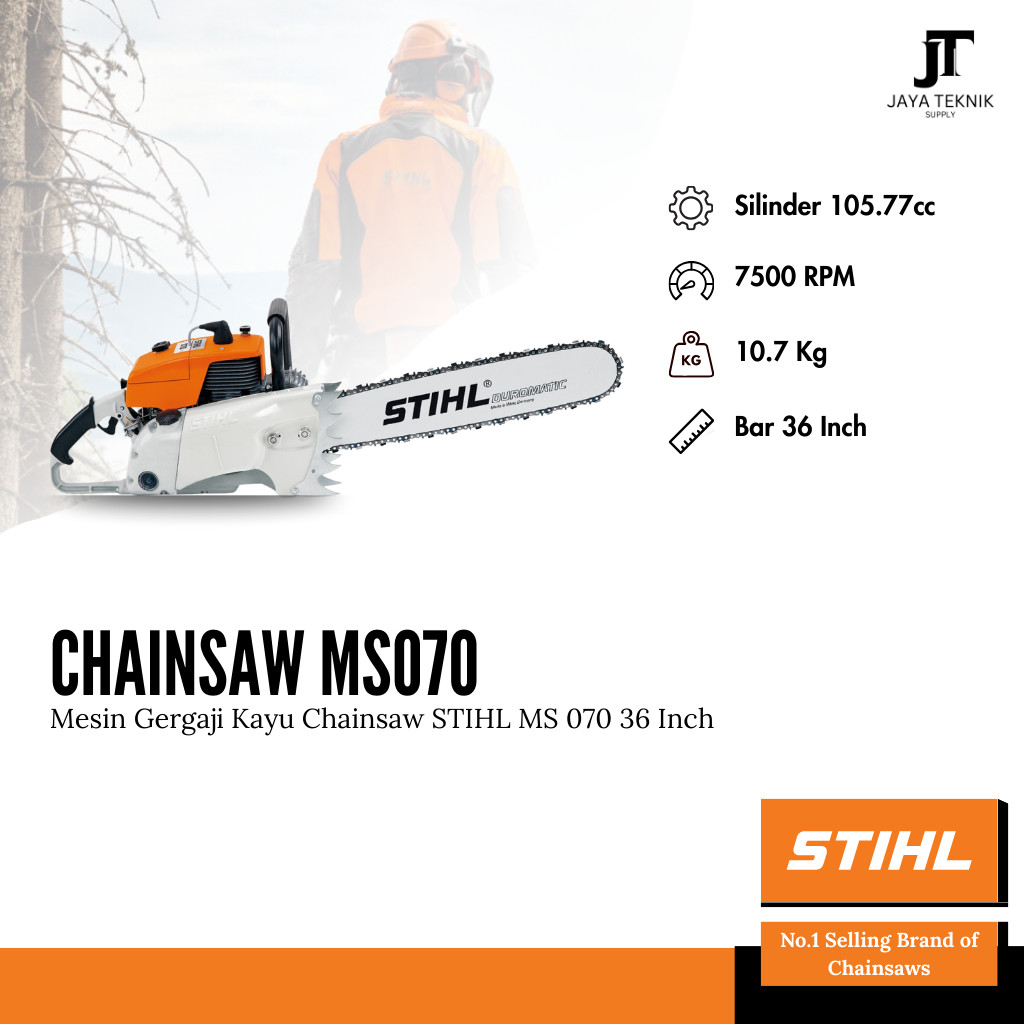 TERMURAH MESIN CHAINSAW STIHL MS070 36" / Mesin Gergaji Kayu Chainsaw STIHL MS 070 36 Inch
