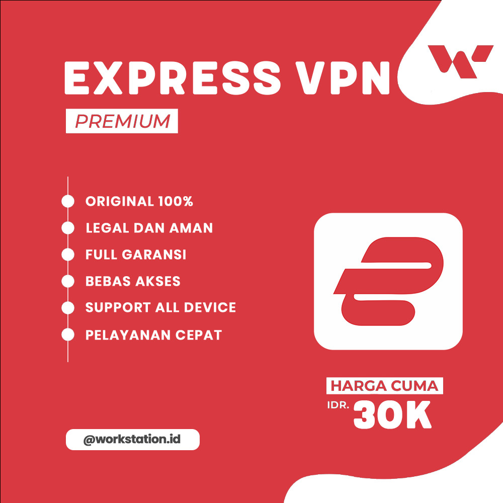 Express VPN Premium 1 Tahun - Secure VPN & Privacy