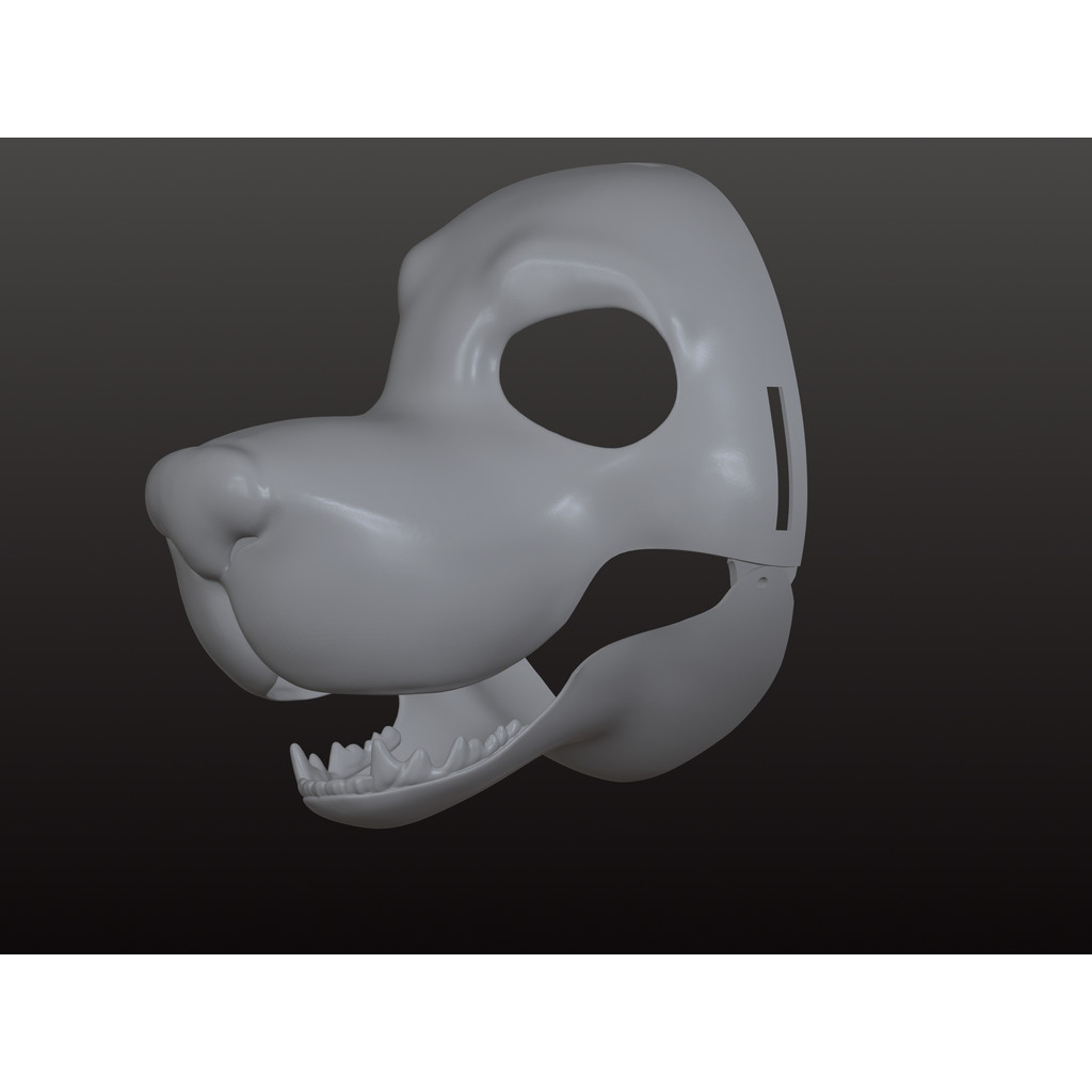 Kigurumi Base Mask Realistic Style Fursuit Canidae Headbase Movable Jaw Furry Cosplay Costumes