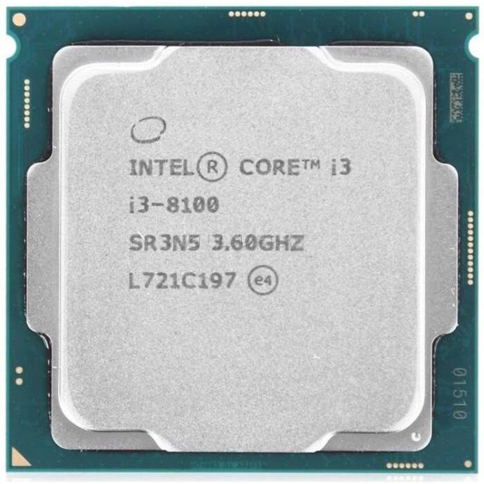 Processor Intel Core I3 8100 3.60GhZ Tray LGA 1151 / I3 8100 / 8100